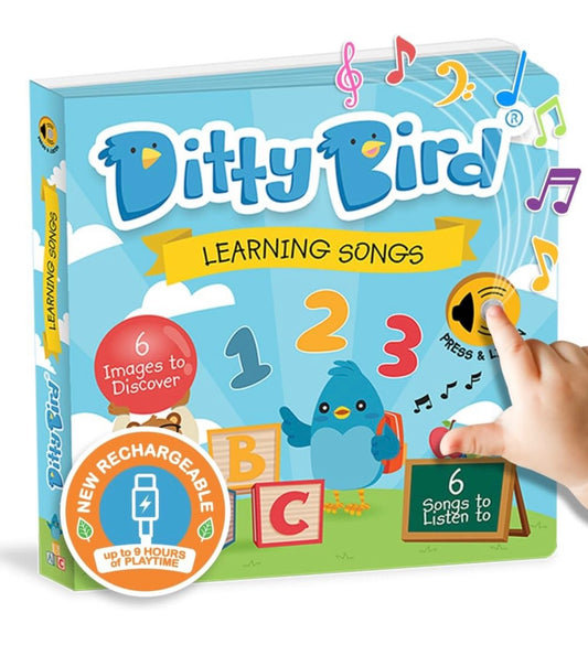 Ditty Bird | Aprendizaje de canciones | Libro musical interactivo