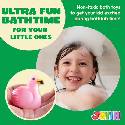 JOYIN 12 juguetes de baño iluminados para niños