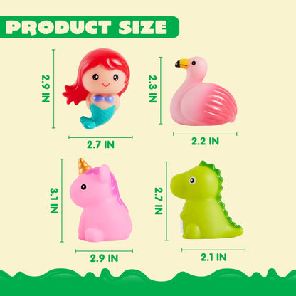 JOYIN 12 juguetes de baño iluminados para niños