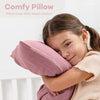 Comfy Cubs Almohada para niños pequeños con funda de almohada de muselina, 13 x 18 pulgadas