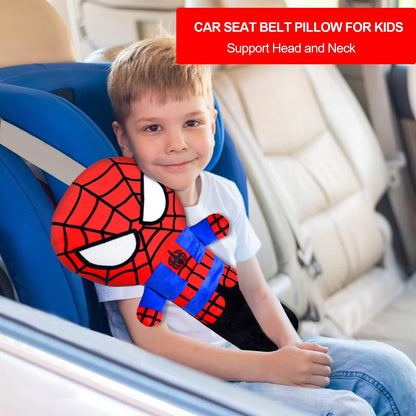 Funda de almohada  de Spiderman para cinturón de seguridad infantil FiXiang