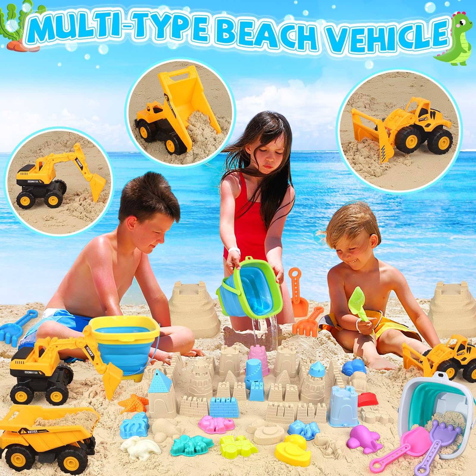 Juguetes de playa, 35 juguetes de arena - Main Image