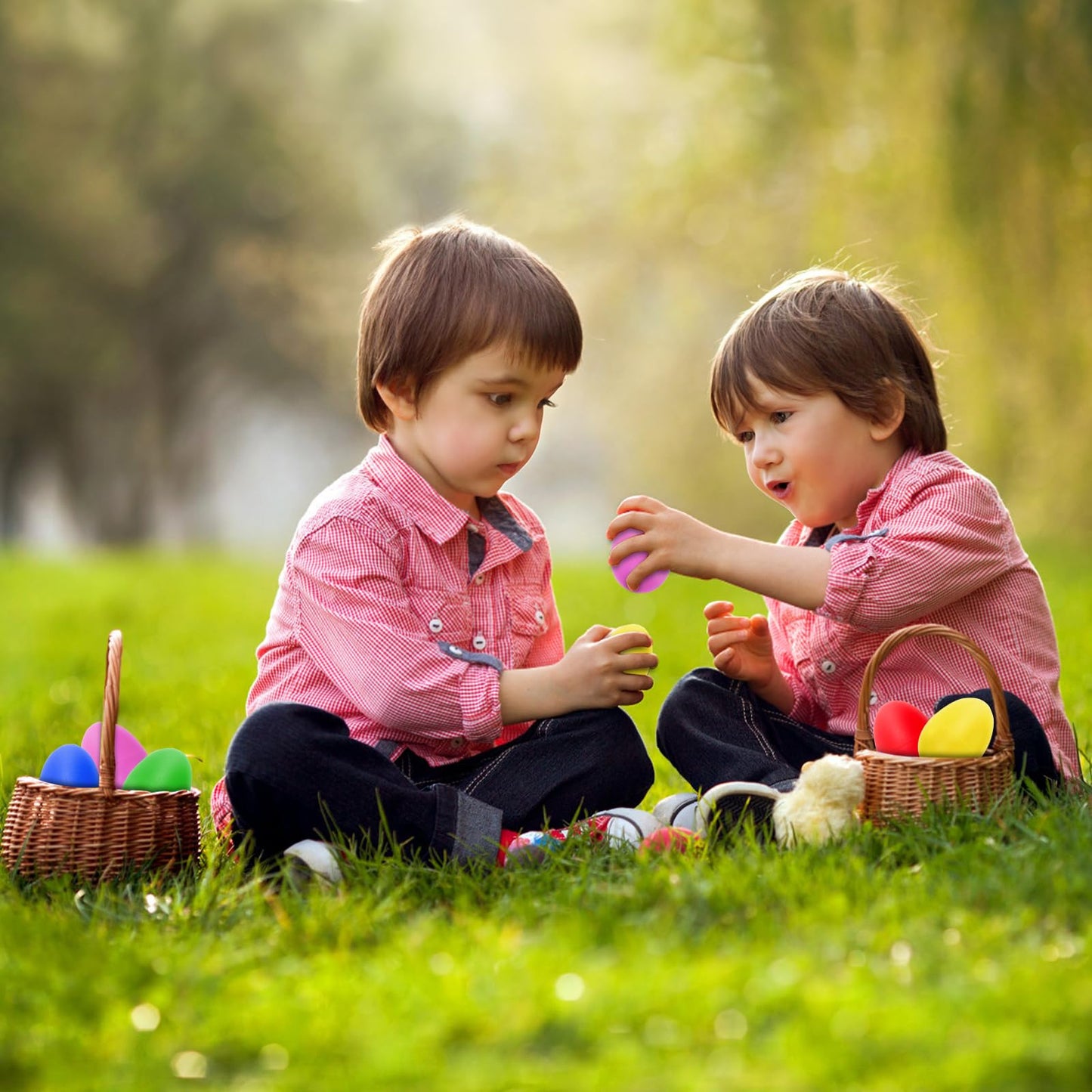 36 piezas de instrumentos musicales para niños,incluye 12 cascabeles de muñequera, 12 agitadores de huevos y 12 maracas