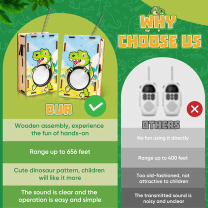 Rompecabezas de madera 3D Walkie Talkies para niños