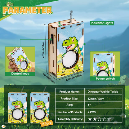 Rompecabezas de madera 3D Walkie Talkies para niños