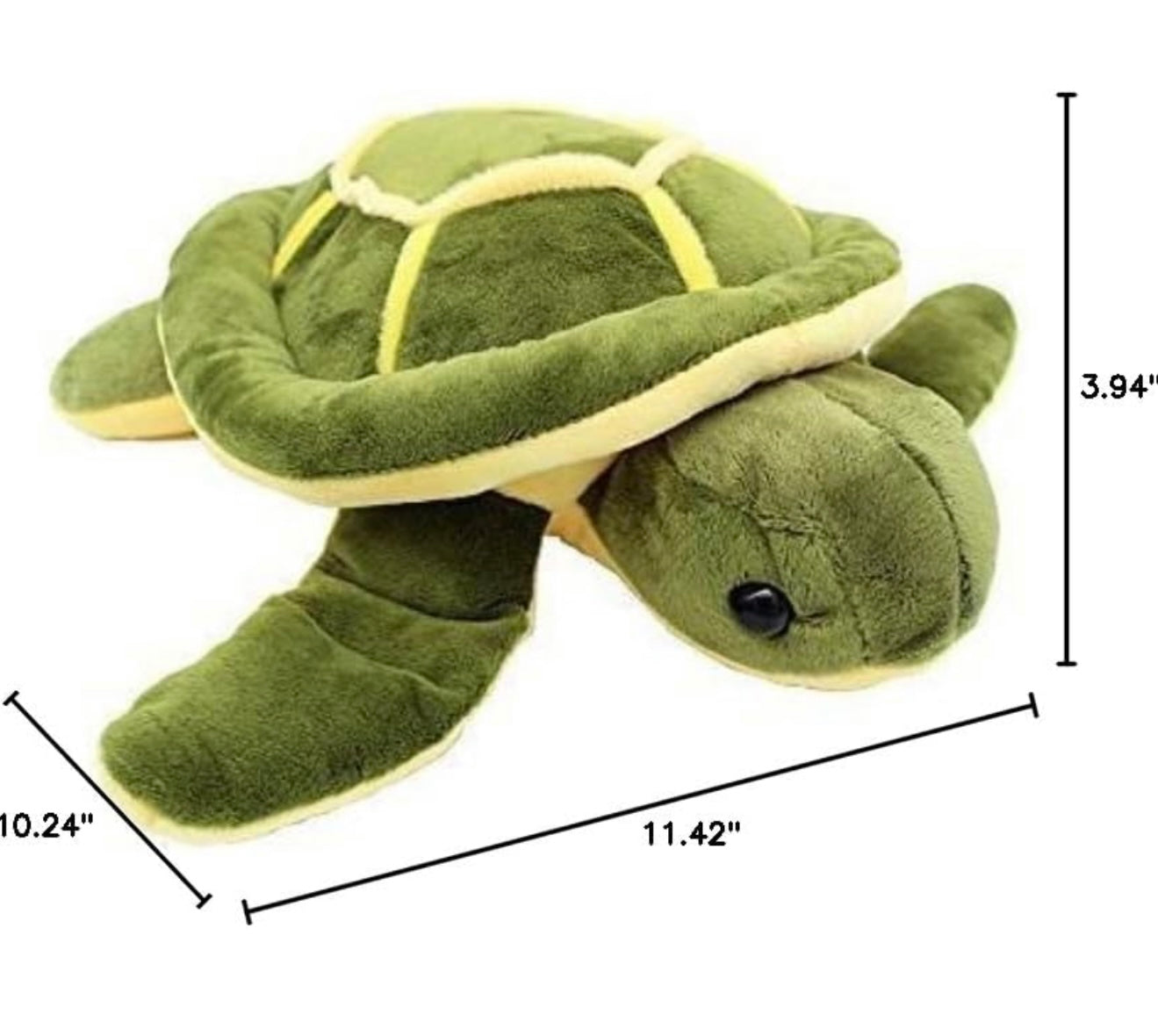 Tortuga marina de peluche suave de 25 cm