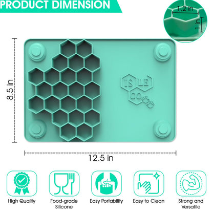 Pincer Pal - Mantel individual para bebé 100% silicona con 4 succiones para bebés