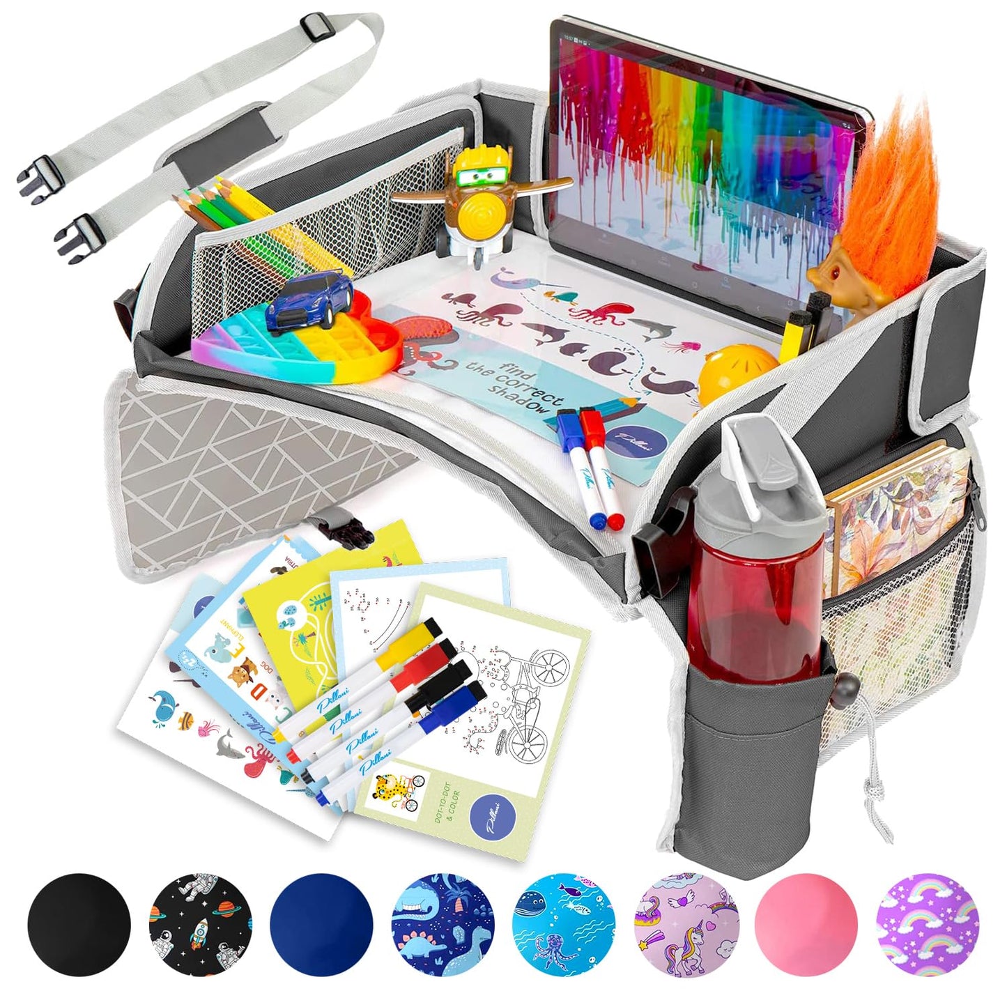Bandeja de viaje para niños para automóvil