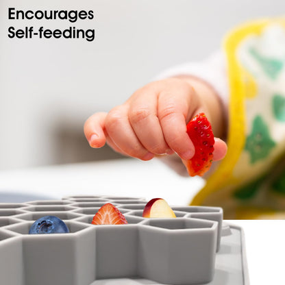 Pincer Pal - Mantel individual para bebé 100% silicona con 4 succiones para bebés