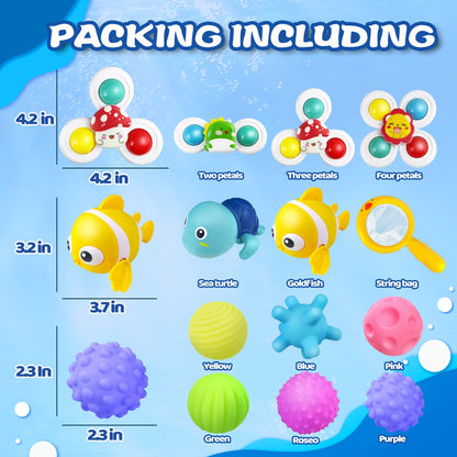 CHESLICR juguetes de baño para bebés