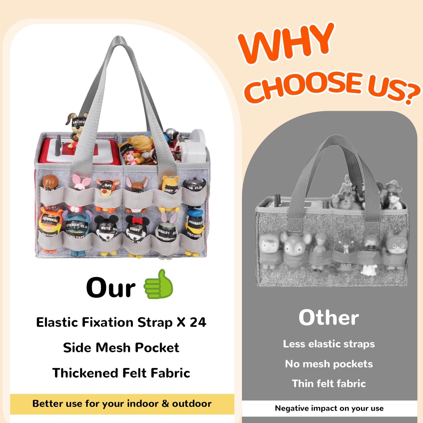 Estuche de transporte compatible con Tonies Box con posición de audio