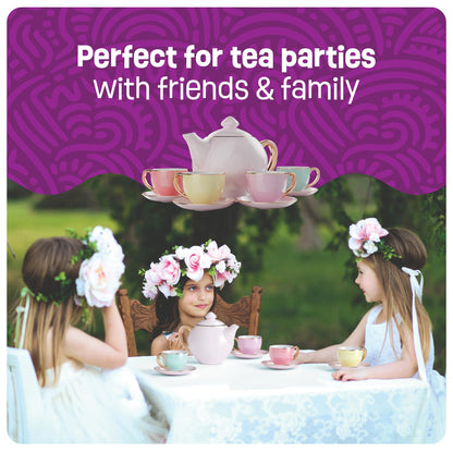 Juego de té de porcelana para niñas