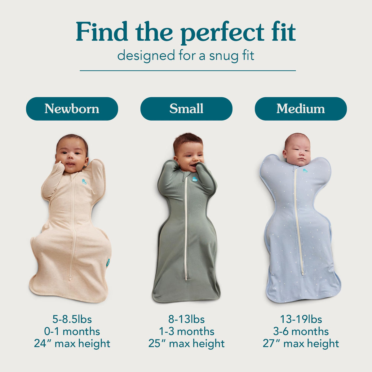 Love to Dream Swaddle UP Warm, 2.5 TOG, 0-1 meses