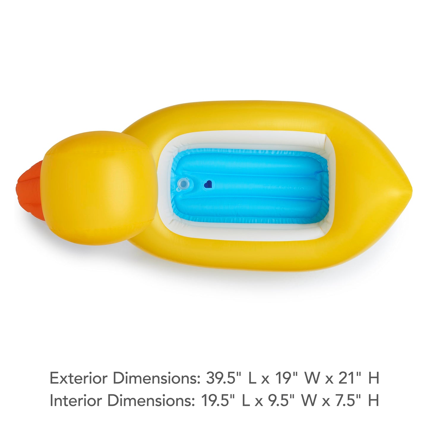 Pato Munchkin White inflable para bañera