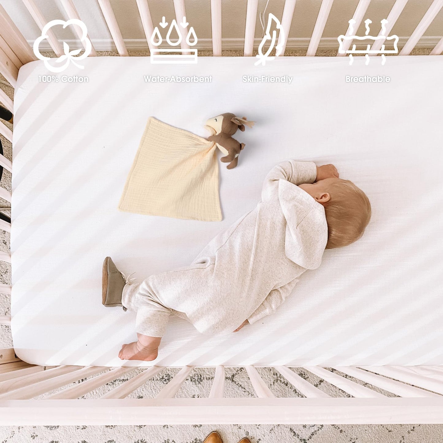 Manta de seguridad acogedora para bebé