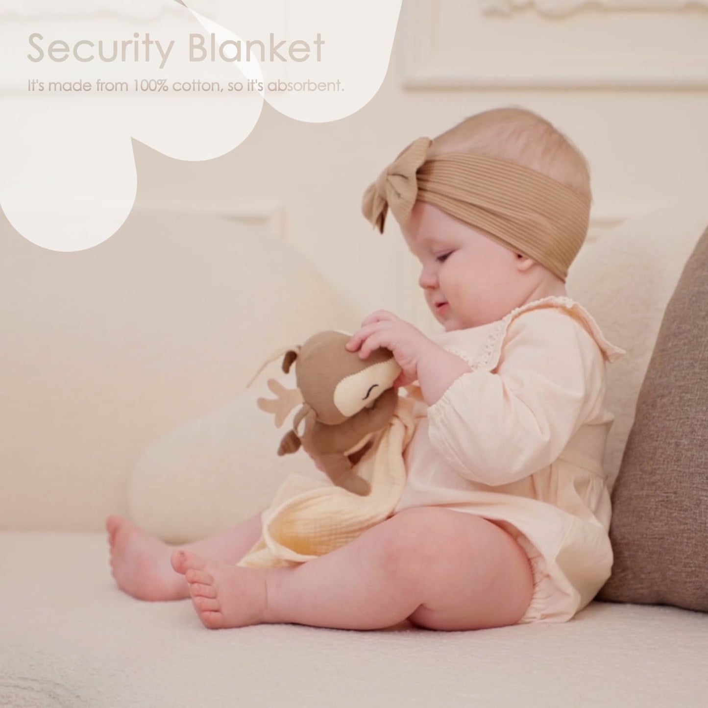 Manta de seguridad acogedora para bebé