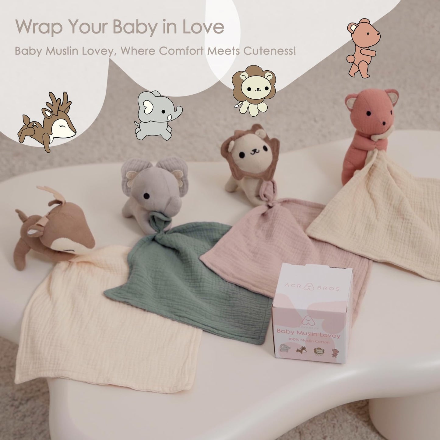 Manta de seguridad acogedora para bebé