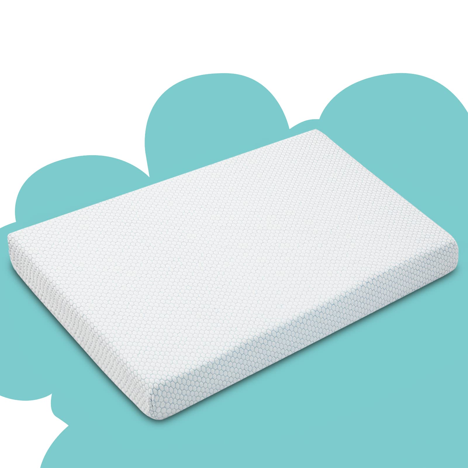 SheSpire Pack and Play Mattress - Colchón ajustable de espuma viscoelástica para encierro