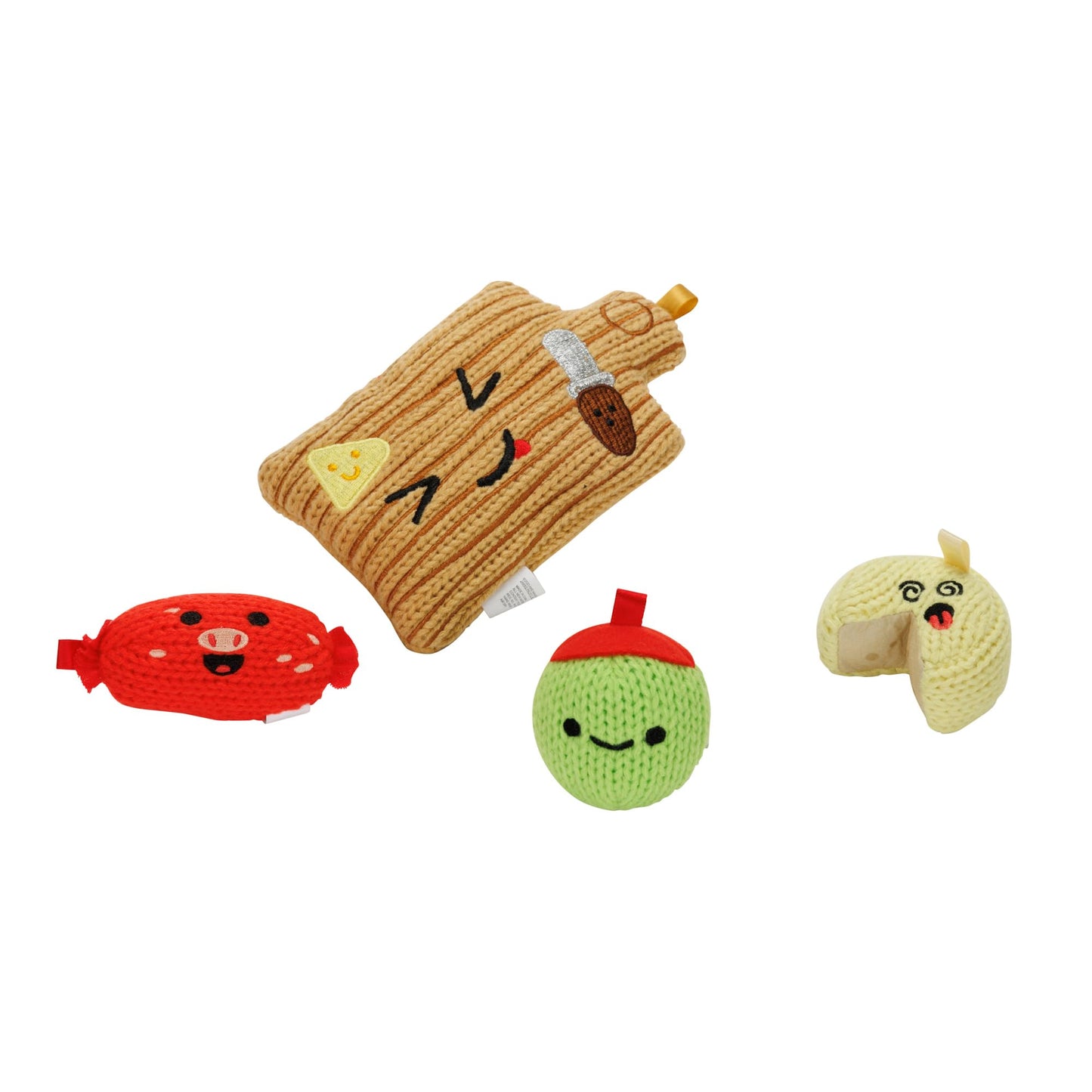 Ami Amis™ Charcuterie - Paquete múltiple de mini felpa suave y acogedora de ganchillo