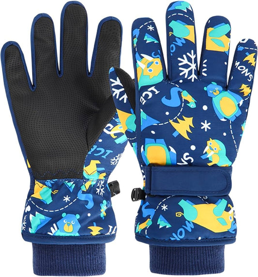 Guantes de nieve para niños de 7 a 9 años