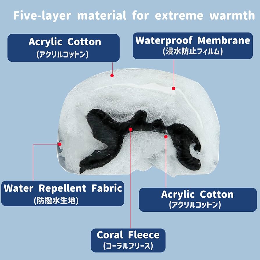 Guantes de nieve para niños de 7 a 9 años
