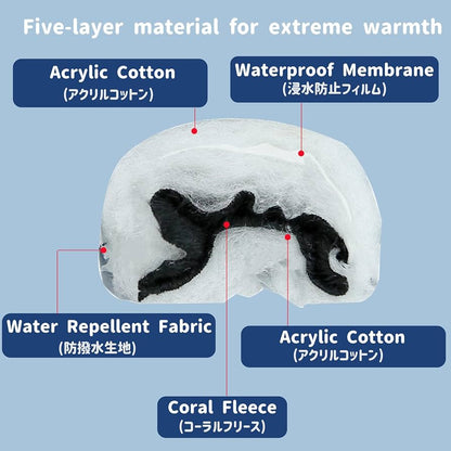 Guantes de nieve para niños de 7 a 9 años