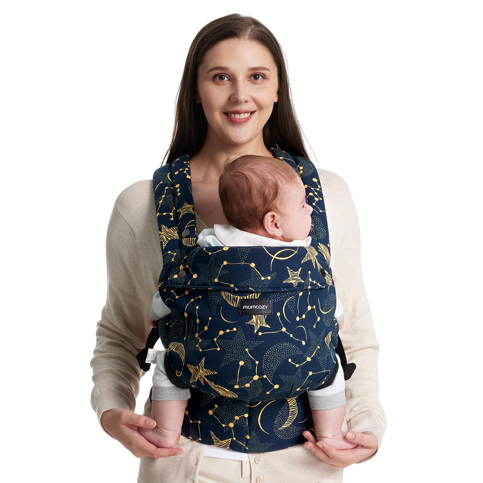 Momcozy Portabebés para recién nacidos a niños pequeños - Portabebés ergonómico