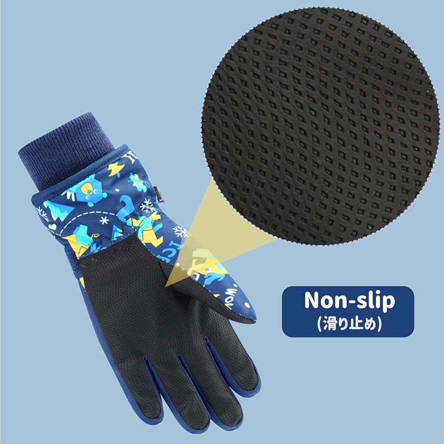 Guantes de nieve para niños de 7 a 9 años