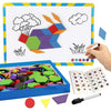 Vanmor 216PCS Magnetic Pattern Blocks Set
