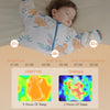 Saco de dormir con peso para bebé, 100% algodón, temperatura constante