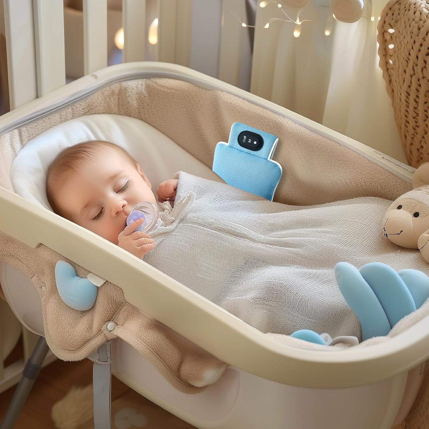 Calmante vibratorio para el sueño del bebé, ayuda para dormir para bebés
