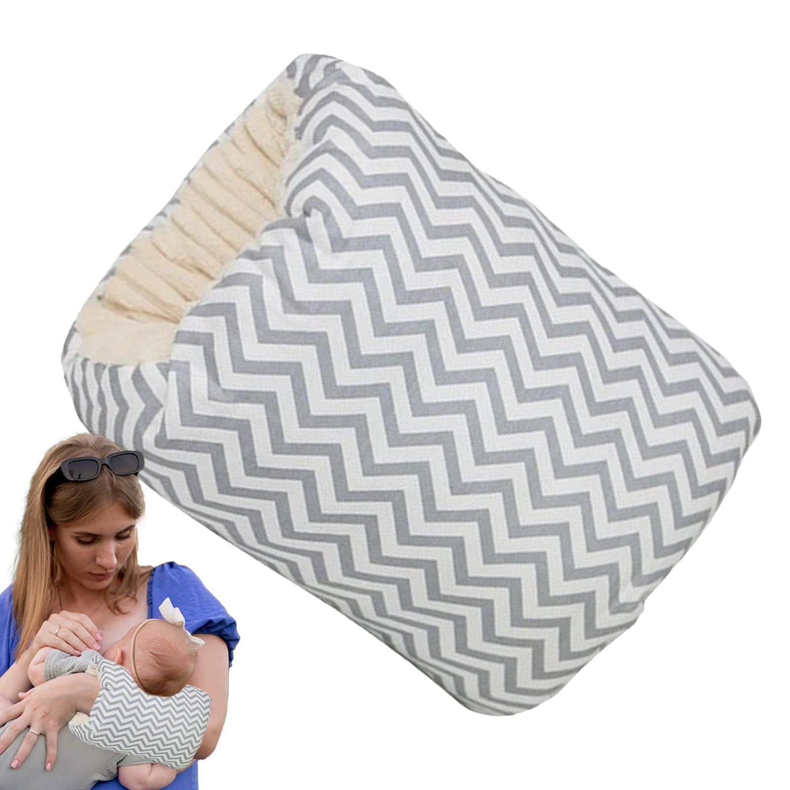 Samuliy Cozy Cradle - Almohada de apoyo antiescupir para la cabeza