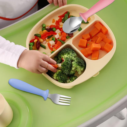 Juego de cubiertos para niños pequeños de 6 piezas
