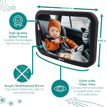 Rightcar Solutions Espejo de coche de bebé para bebés