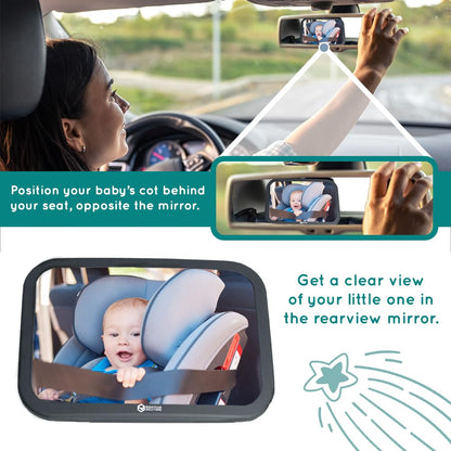 Rightcar Solutions Espejo de coche de bebé para bebés