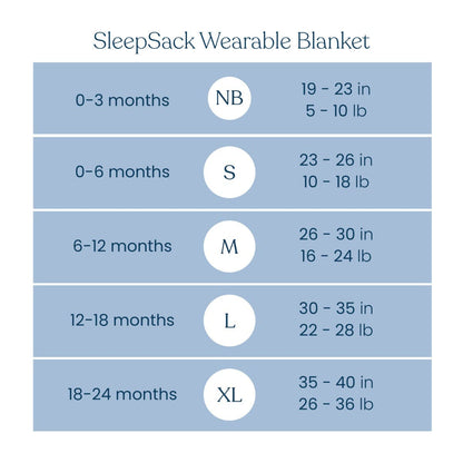HALO, SleepSack - Manta de vestir tipo saco de dormir de 100% algodón, 0.5tog, 18-24 meses