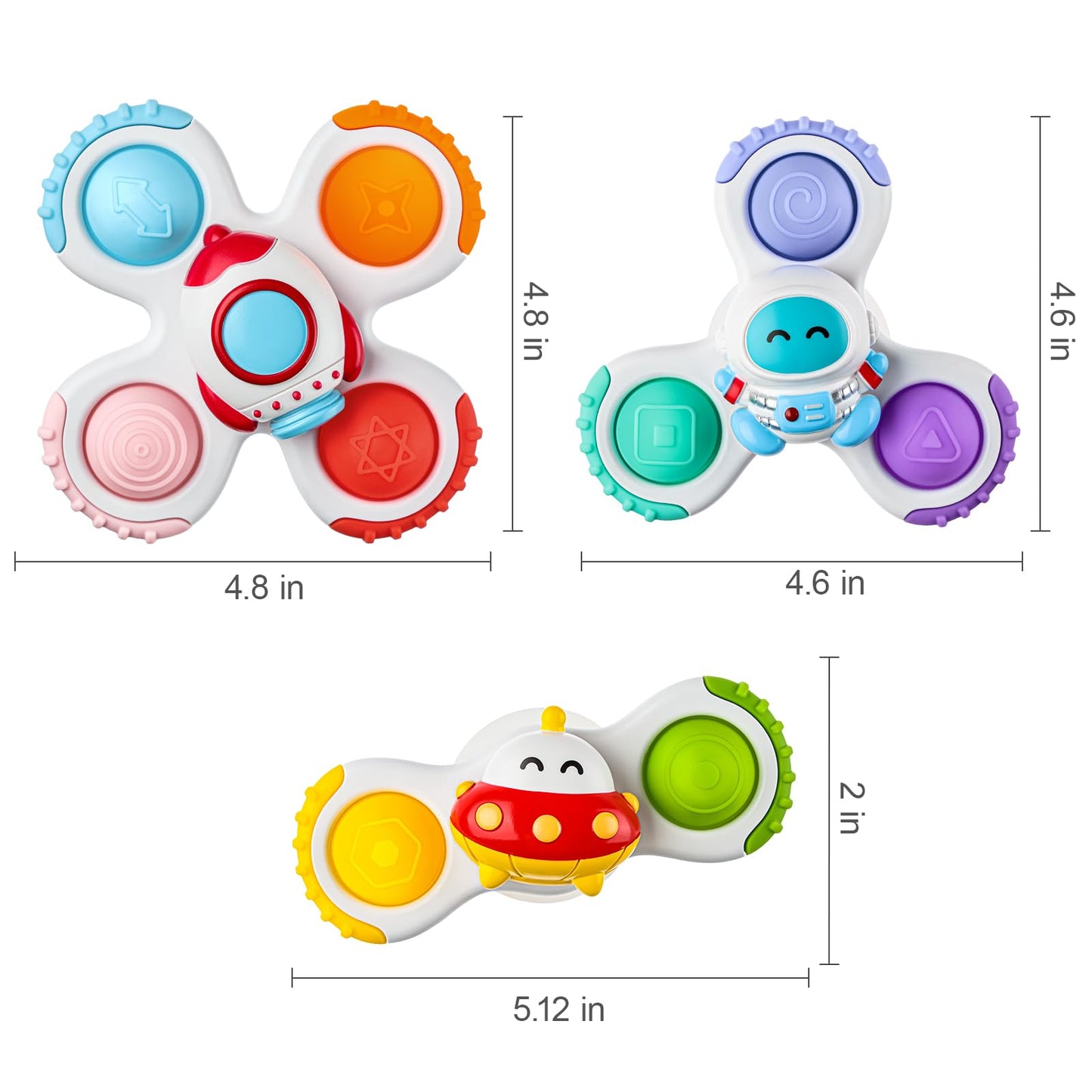 ALASOU 3 piezas de juguetes sensoriales