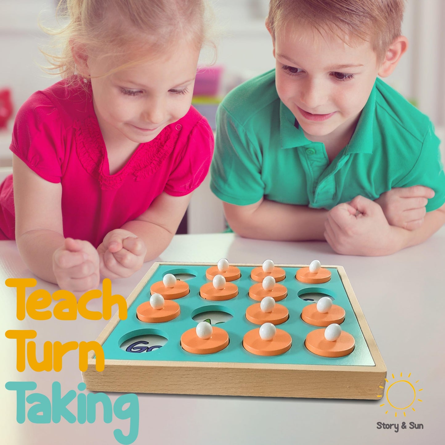 Story & Sun Juego de memoria a juego con 12 diseños