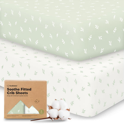 KeaBabies - Juego de 2 sábanas orgánicas