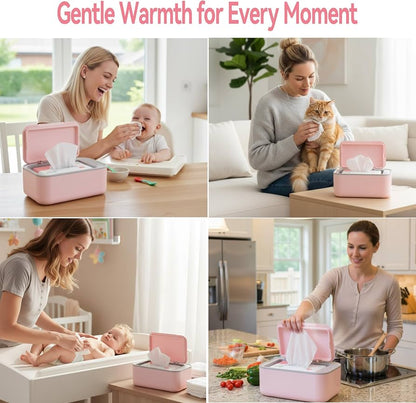 Chefhandy Calentador de toallitas para bebé, control de temperatura de 3 niveles