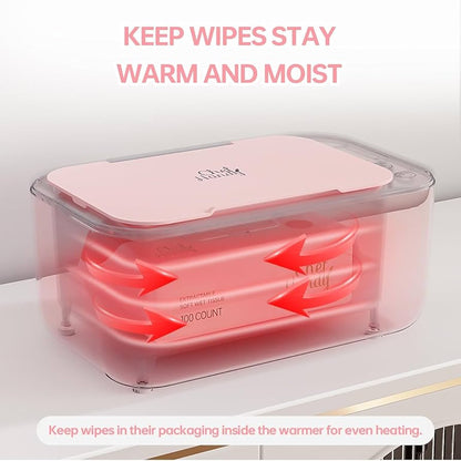 Chefhandy Calentador de toallitas para bebé, control de temperatura de 3 niveles