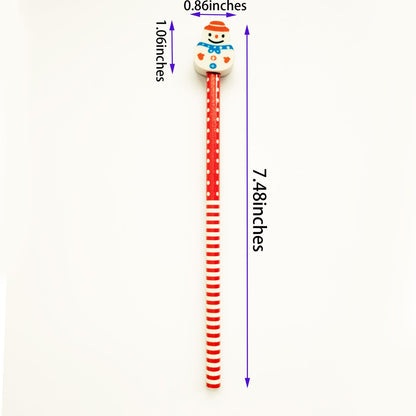 15 lápices de borrador de Navidad