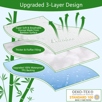 Protector de colchón impermeable para cuna