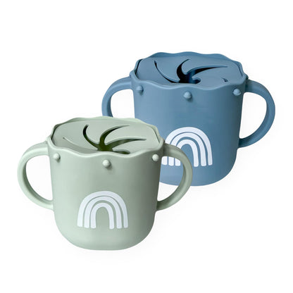 Hippypotamus Vasos de aperitivos para niños pequeños