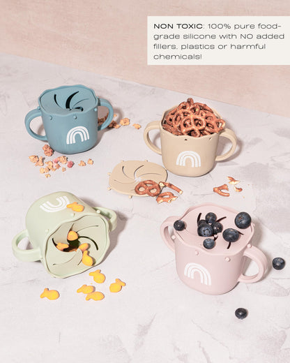 Hippypotamus Vasos de aperitivos para niños pequeños