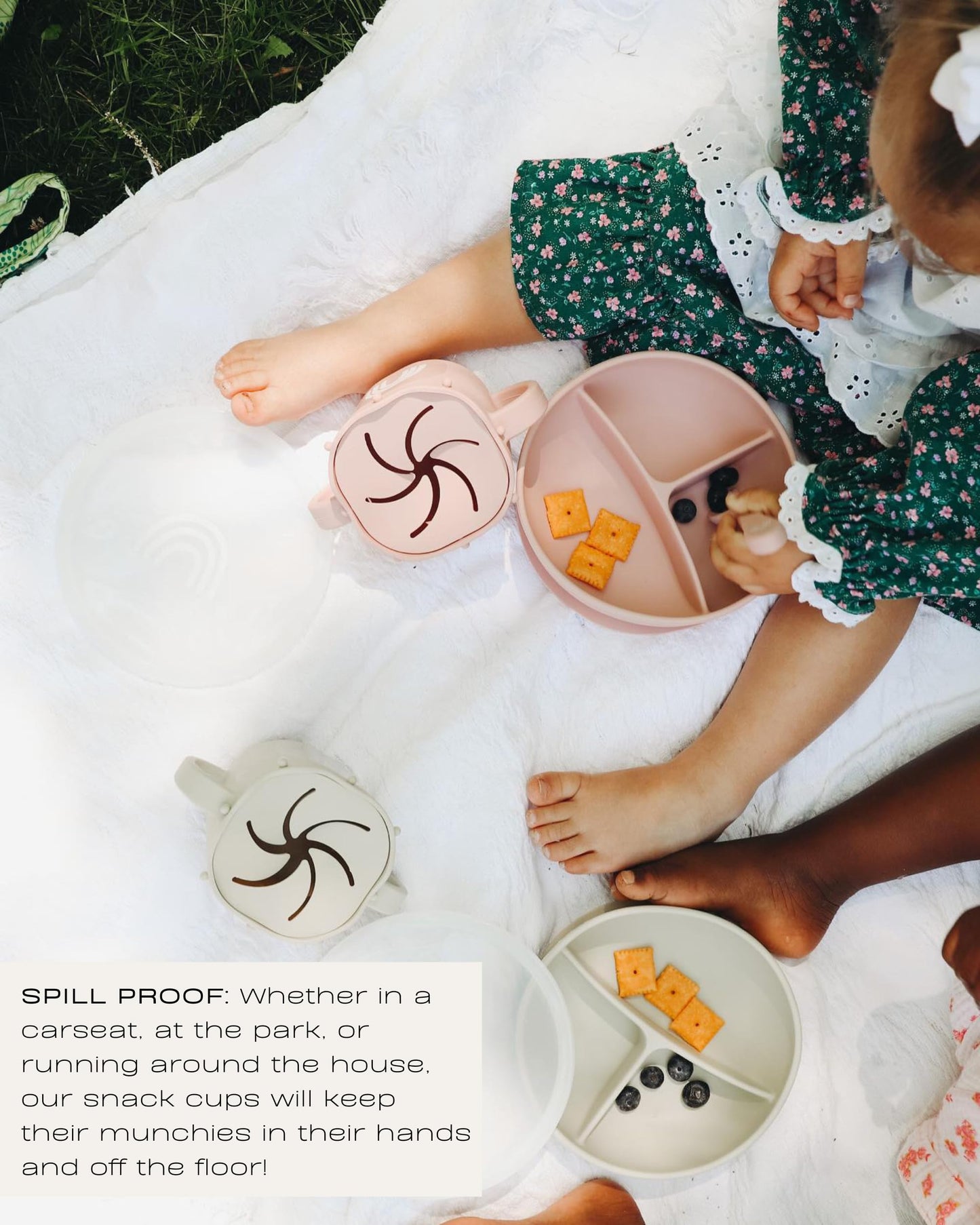 Hippypotamus Vasos de aperitivos para niños pequeños