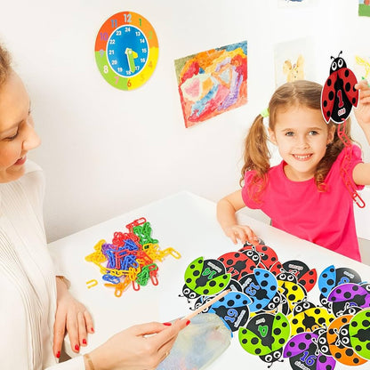 Juego de eslabones de cadena de matemáticas, clips de matemáticas C