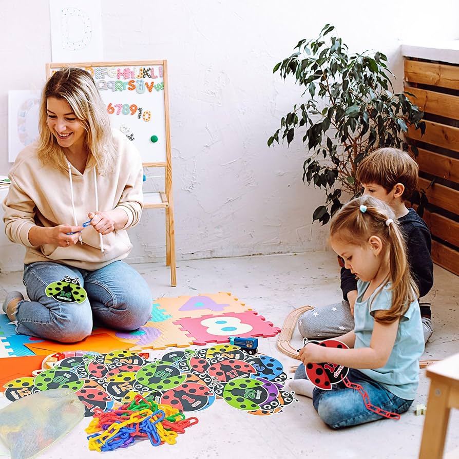 Juego de eslabones de cadena de matemáticas, clips de matemáticas C