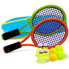 Raqueta de tenis para niños, Raqueta de tenis de plástico de 17 pulgadas con 2 pelotas