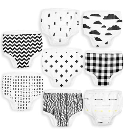 BaeBae Goods Ropa interior de entrenamiento para ir al baño para niños y niñas, 8 piezas, 12 meses